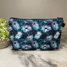 Load image into Gallery viewer, Pouch - Halloween Fall - Spider Web Black Teal Purple
