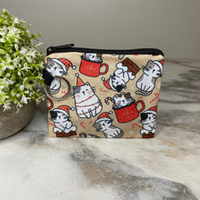 Load image into Gallery viewer, Mini Pouch - Cat Christmas
