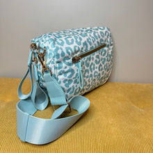 Load image into Gallery viewer, The Roni Nylon Crossbody - Animal Print Aqua
