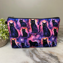 Load image into Gallery viewer, Pouch - Cat, Black Galaxy
