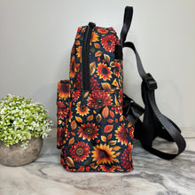 Load image into Gallery viewer, Mini Backpack - Moody Crimson Floral
