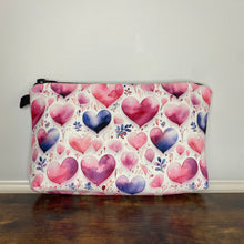 Load image into Gallery viewer, Pouch - Heart, Watercolor
