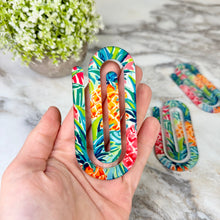 Load image into Gallery viewer, Jumbo Paperclip - Tropical Floral
