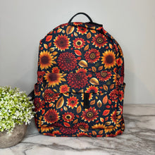 Load image into Gallery viewer, Mini Backpack - Moody Crimson Floral
