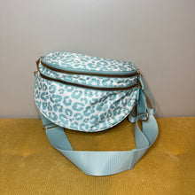 Load image into Gallery viewer, The Roni Nylon Crossbody - Animal Print Aqua
