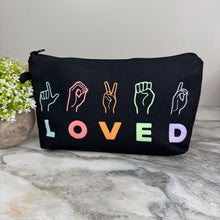 Load image into Gallery viewer, Pouch - Loved ASL
