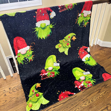 Load image into Gallery viewer, Blanket - Christmas - Green Gnome - PREORDER
