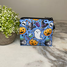 Load image into Gallery viewer, Mini Pouch - Halloween - Blue Friends
