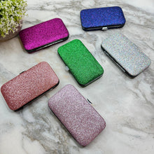 Load image into Gallery viewer, Manicure Nail Case &amp; Set - Glitter #2
