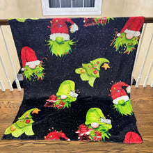 Load image into Gallery viewer, Blanket - Christmas - Green Gnome - PREORDER
