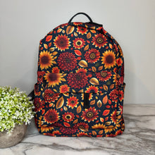 Load image into Gallery viewer, Mini Backpack - Moody Crimson Floral
