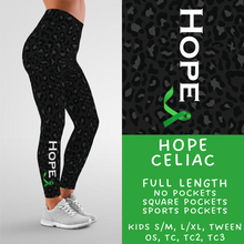 Load image into Gallery viewer, Ready To Ship - Hope Celiac Full Length Leggings - TC
