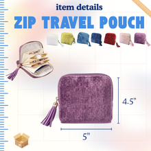 Load image into Gallery viewer, Zip Travel Pouch - Jewelry Storage
