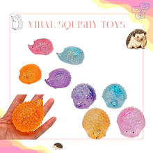 Load image into Gallery viewer, Squishy Toy - Glitter Hedgehog
