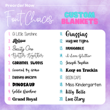Load image into Gallery viewer, Custom Blanket - PREORDER
