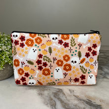 Load image into Gallery viewer, Pouch - Halloween Fall, Floral Ghost
