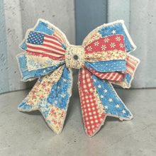 Load image into Gallery viewer, Patchwork Bow Freshie
