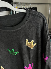 Load image into Gallery viewer, Mardi Gras Corded Sweater
