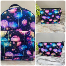 Load image into Gallery viewer, Mini Backpack, Pouch, &amp; Mini Pouch Bundled Set - Rainbow Dandelion
