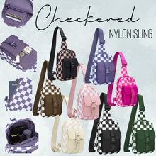 Load image into Gallery viewer, Checkered Nylon Sling
