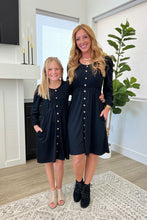 Load image into Gallery viewer, Matching Bailey Button Dress-#3-Black
