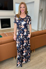 Load image into Gallery viewer, Matching Maxi Dress-#4-Navy Flora
