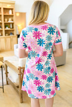 Load image into Gallery viewer, Preorder :Short Sleeve Night Dress-#3-Pink Daisy (Close 3.29.2024)
