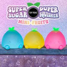 Load image into Gallery viewer, Super Duper Sugar Squisher Toy - Mini Fruits 2 Pack
