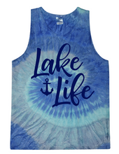 Load image into Gallery viewer, Lake Life Tie-Dye Tank
