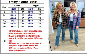 RTS:Tammy Flannel Shirt-#6-Pink Plaid