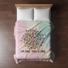 Load image into Gallery viewer, Blanket - Christmas - I&#39;m Fine - PREORDER ENDS 10/10
