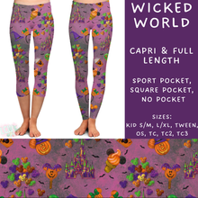 Load image into Gallery viewer, Ready To Ship - Wicked World Full Length Leggings
