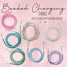 Load image into Gallery viewer, Charging Cord - Beaded #2 - PREORDER
