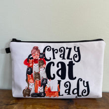 Load image into Gallery viewer, Pouch - Cat, Crazy Cat Lady
