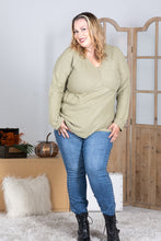 Load image into Gallery viewer, Olive Eyes Waffle Knit Tunic
