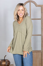 Load image into Gallery viewer, Olive Eyes Waffle Knit Tunic
