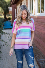 Load image into Gallery viewer, Peach Daiquiri Short Sleeve Top

