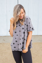 Load image into Gallery viewer, Starry Night Short Sleeve Top
