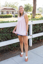 Load image into Gallery viewer, Boho Charm Sleeveless Top in Blush
