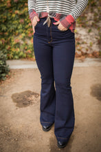 Load image into Gallery viewer, Daydreaming Dark Denim Flare Jeans
