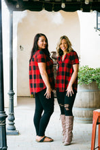Load image into Gallery viewer, Blessed &amp; Dressed in Red Plaid
