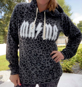 MAMA leopard hoodie