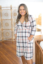 Load image into Gallery viewer, Fall Plaid Surplice Dress
