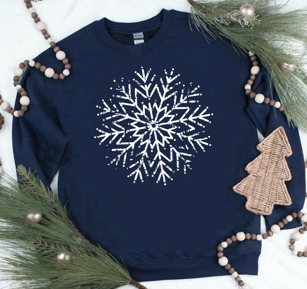 Distressed Snowflake