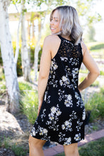Load image into Gallery viewer, Floral Lace Trim Dress
