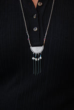 Load image into Gallery viewer, Half Moon Tassel Necklace
