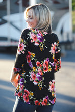 Load image into Gallery viewer, Vibrant Blooms 3/4 Sleeve
