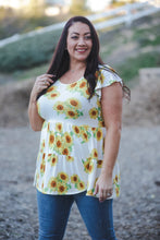 Load image into Gallery viewer, Sunflower Fields Tiered Tunic
