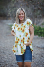 Load image into Gallery viewer, Sunflower Fields Tiered Tunic
