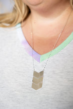 Load image into Gallery viewer, Chevron Pendant Necklace
